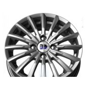 Автодиск K&K 5,5x14/4x100 ET45 D56,6 Акцент (КС641) Дарк платинум